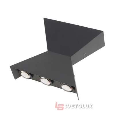 Уличный светильник Brille AL-603/6х2W NW LED IP54 BK