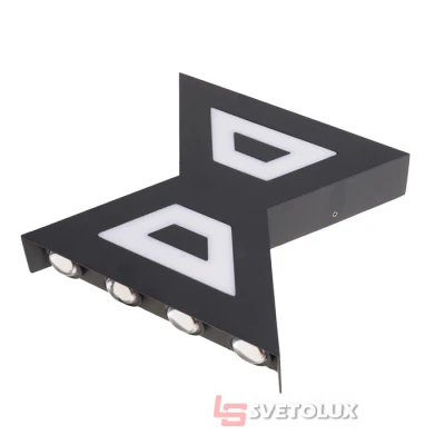 Уличный светильник Brille AL-604/8х1W NW LED IP54 BK