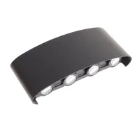 Светодиодная подсветка Brille AL-264/8х1W NW LED IP65 BK