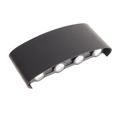 Светодиодная подсветка Brille AL-264/8х1W NW LED IP65 BK Светодиодная подсветка Brille AL-264/8х1W NW LED IP65 BK