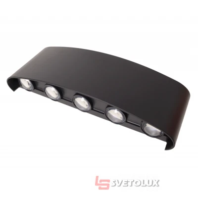 Светодиодная подсветка Brille AL-264/10х1W NW LED IP65 BK
