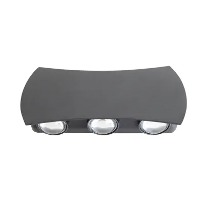 Подсветка фасадная LED 6W WW IP54 BK (AL-614/6) Brille Подсветка фасадная LED 6W WW IP54 BK (AL-614/6) Brille