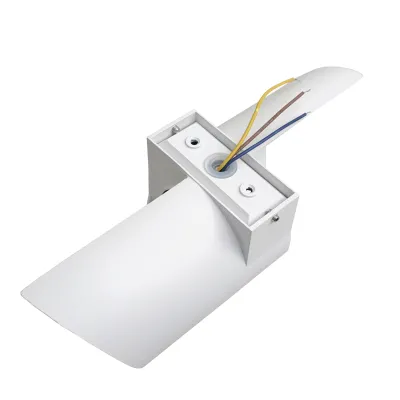 Подсветка фасадная с изгибом LED 6W WW IP54 WH (AL-617) Brille Подсветка фасадная с изгибом LED 6W WW IP54 WH (AL-617) Brille