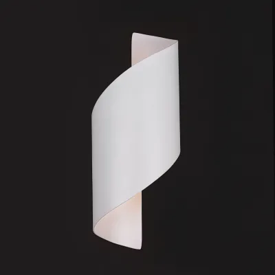 Подсветка фасадная с изгибом LED 6W WW IP54 WH (AL-617) Brille Подсветка фасадная с изгибом LED 6W WW IP54 WH (AL-617) Brille