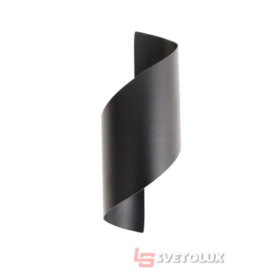 Подсветка фасадная с изгибом LED 6W WW IP54 BK (AL-617) Brille