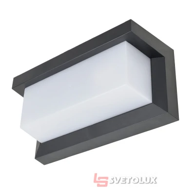 Фасадная подсветка AL-47B/1 E27 IP54 BK Brille