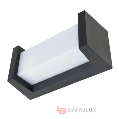 Фасадная подсветка AL-138/1 E27 IP54 BK Brille