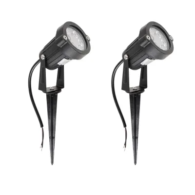 Грунтовый светильник LED 6W RED IP65 BK (AS-14) Brille