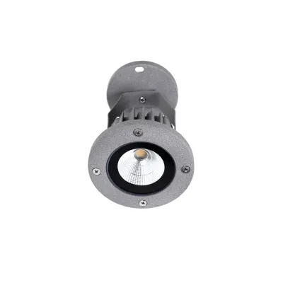 Серый светильник садовый AS-15 10W WW IP65 GY Brille