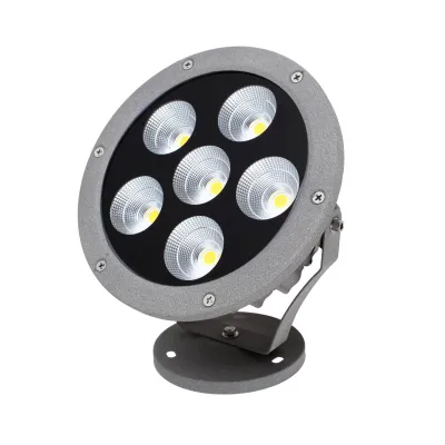 Круглый светильник для сада AS-15 6*7W WW IP65 GY Brille Круглый светильник для сада AS-15 6*7W WW IP65 GY Brille