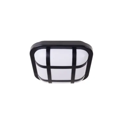 Уличный настенный ЛЕД светильник AL-15SQ-H/15W NW IP54 BK Brille Уличный настенный ЛЕД светильник AL-15SQ-H/15W NW IP54 BK Brille