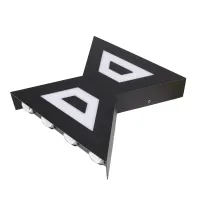 Подсветка AL-604/8х1W WW LED IP54 BK Brille