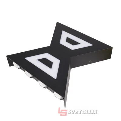 Подсветка AL-604/8х1W WW LED IP54 BK Brille