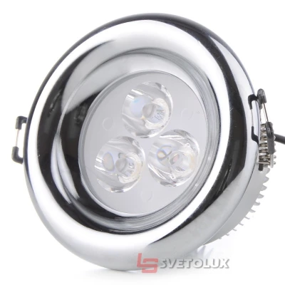 Светильник точечный LED-160 3x1W CH Brille