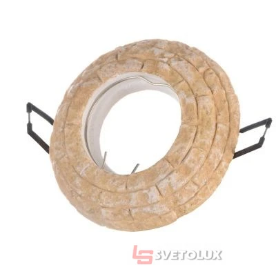 Точечный светильник Brille HDL-GA3 G5.3 Ant/YL