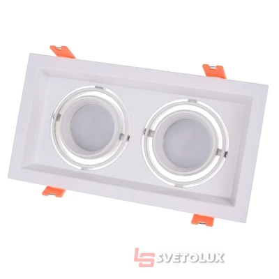 Світильник точковий поворотний HDL-DT 107/2 MR16 Brille