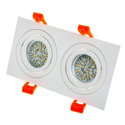 Встроенный светильник поворотный Brille HDL-DT 109/2 MR16 WH