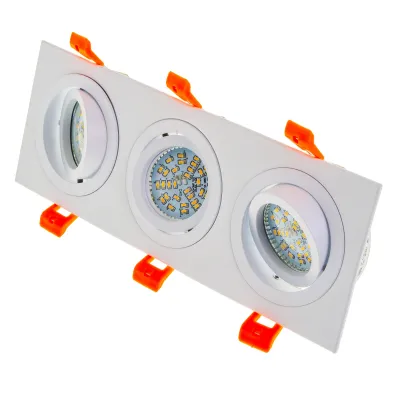 Светильник встроенный поворотный HDL-DT 109/3 MR16 WH Brille Светильник встроенный поворотный HDL-DT 109/3 MR16 WH Brille