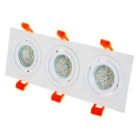 Светильник встроенный поворотный HDL-DT 109/3 MR16 WH Brille Светильник встроенный поворотный HDL-DT 109/3 MR16 WH Brille
