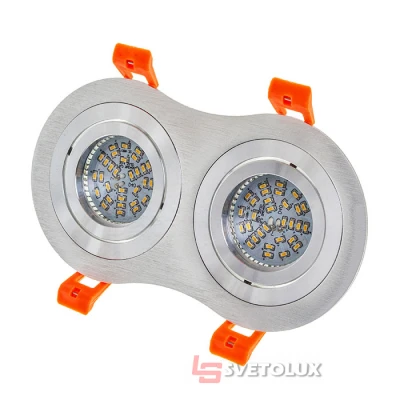 Точечный светильник Brille HDL-DT 108/2 MR16 SL