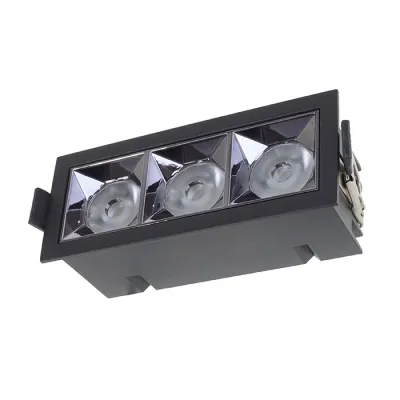 Точечный светильник Brille HDL-DT 203/3*4W NW BK