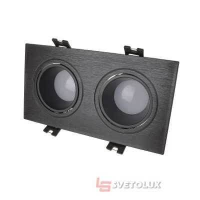 Светильник точечный HDL-DT 95/2 GU5.3 BK