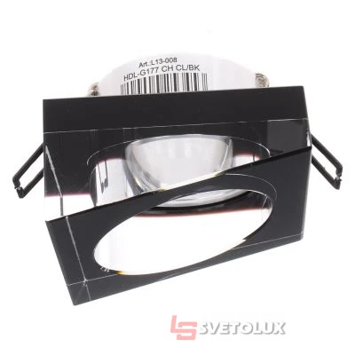 Светильник точечный декоративный HDL-G177 CH CL/BK MR16 Brille