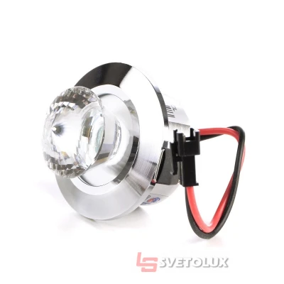 Светильник точечный для ванной LED-113/1W CH CL Brille