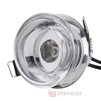 Светильник точечный LED-114/1W CH CL Brille
