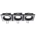 Світильник точковий HDL-DT 105/3 SS BK MR16 Brille