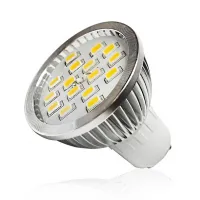 Лампа світлодіодна GU10 LED 6.4 W 16 pcs WW MR16 SMD5630 (CCD) Brille Лампа світлодіодна GU10 LED 6.4 W 16 pcs WW MR16 SMD5630 (CCD) Brille