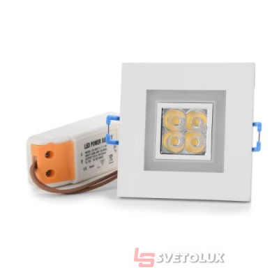 Светильник точечный LED-103C/4W+2W RED 60' Brille