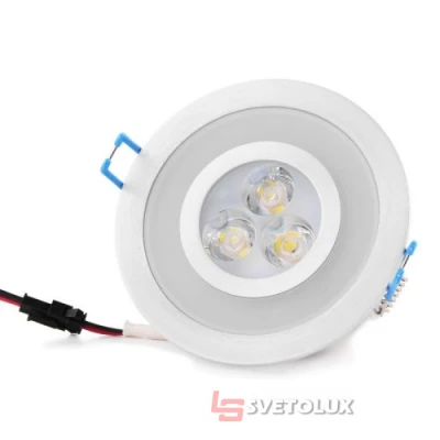 Светильник точечный LED-103A/3W WW+2W Green 60' Brille