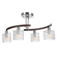 Люстра Brille BR-591S/4 E14 CH+W