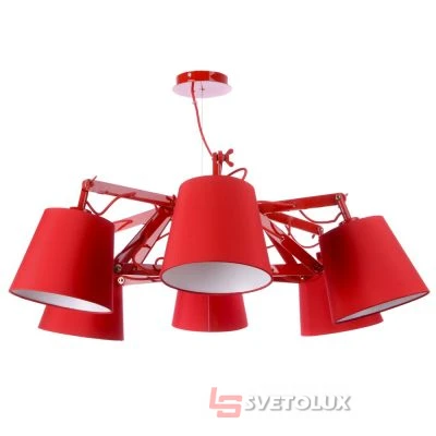 Люстра Brille BL-132S/6 E27 RED