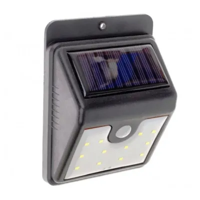 Світильник вуличний Brille LS-10/3W CW solar LED IP65 з датчиком руху