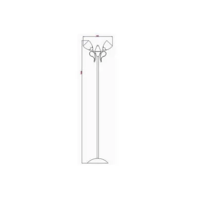 Торшер Brille LK-165F/3