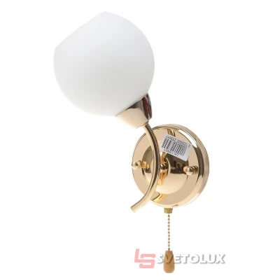 Бра настінне накладне з вимикачем класичне LK-176w/1 Brille