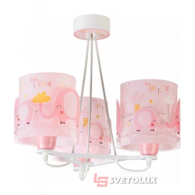 Детская люстра Dalber LITTLE ELEPHANT PINK 61337S