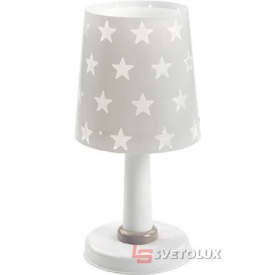 Дитяча настільна лампа Dalber Grey Stars 81211E