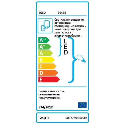 Бра Pasteri Eglo 96484 Бра Pasteri Eglo 96484