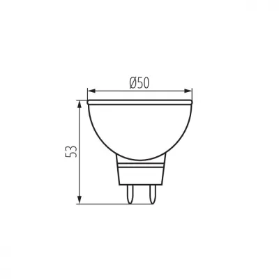 Лампочка Kanlux TOMI LED7W MR16-CW 22707 Лампочка Kanlux TOMI LED7W MR16-CW 22707