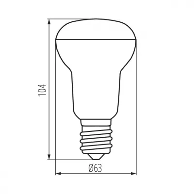 Лампочка Kanlux SIGO R63 LED E27-NW 22738