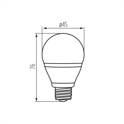Лампочка Kanlux BILO 6,5W T SMDE27-NW 23421