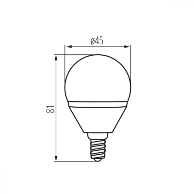 Лампочка Kanlux BILO 6,5W T SMDE14-NW 23423