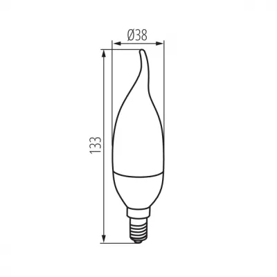 Лампочка Kanlux IDO 6,5W T SMD E14-NW 23491 Лампочка Kanlux IDO 6,5W T SMD E14-NW 23491