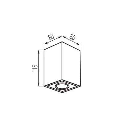 Точечный светильник GORD XS DLP-50-B Kanlux 25476 Точечный светильник GORD XS DLP-50-B Kanlux 25476