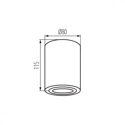 Точечный светильник BORD XS DLP-50-B Kanlux 25478 Точечный светильник BORD XS DLP-50-B Kanlux 25478