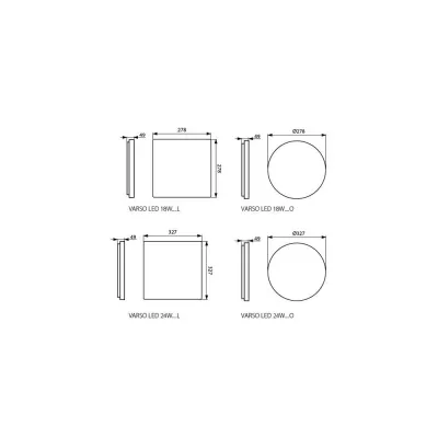 Вуличний світильник Kanlux 26441 Varso led 18W-nw-o Вуличний світильник Kanlux 26441 Varso led 18W-nw-o