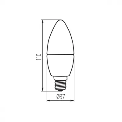 Лампочка Kanlux DUN HI 8W E14-WW 26760 Лампочка Kanlux DUN HI 8W E14-WW 26760